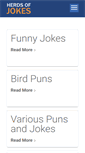 Mobile Screenshot of herdsofjokes.com