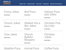 Tablet Screenshot of herdsofjokes.com
